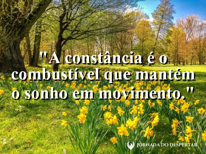 Uma locomotiva avançando com força total em trilhos infinitos.