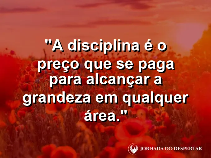 Medalha de ouro sobre fundo escuro com frase sobre o preço da grandeza.