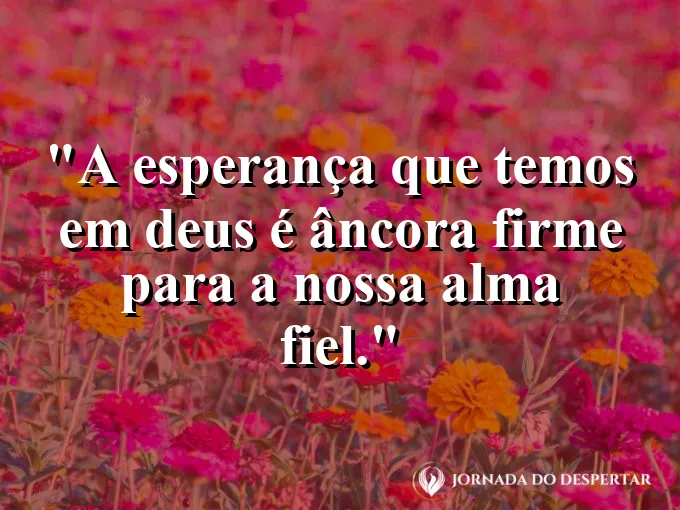 Navio seguro no porto durante a noite com frase sobre a âncora da alma em Deus.