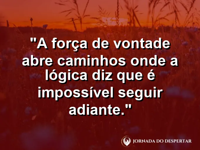 Luz no fim de um túnel escuro com frase sobre abrir caminhos.