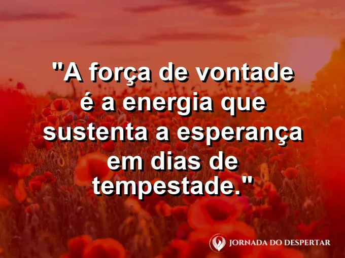Pequeno barco em mar revolto guiado por uma bússola brilhante e frase sobre esperança.