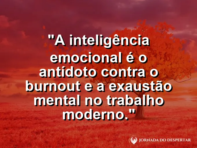 Bateria de celular carregando em uma tomada com frase sobre antídoto contra burnout.