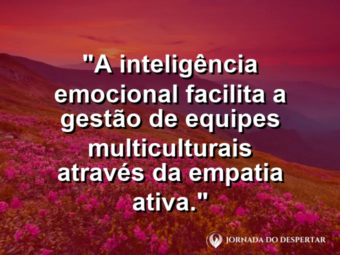 Globo terrestre com mãos de diferentes etnias unidas com frase sobre equipes multiculturais.