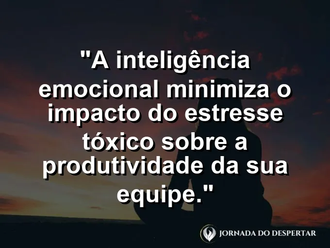 Guarda-chuva protegendo um grupo de pessoas de uma chuva de raios com frase sobre estresse.