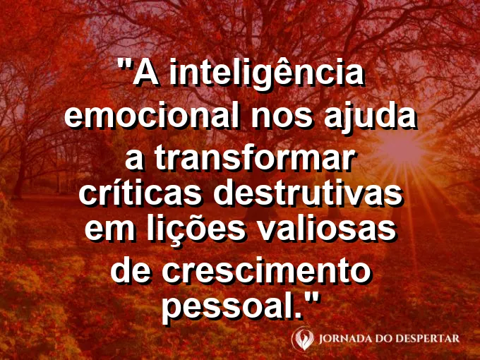 Filtro de café com borra e café limpo saindo com frase sobre críticas e lições.