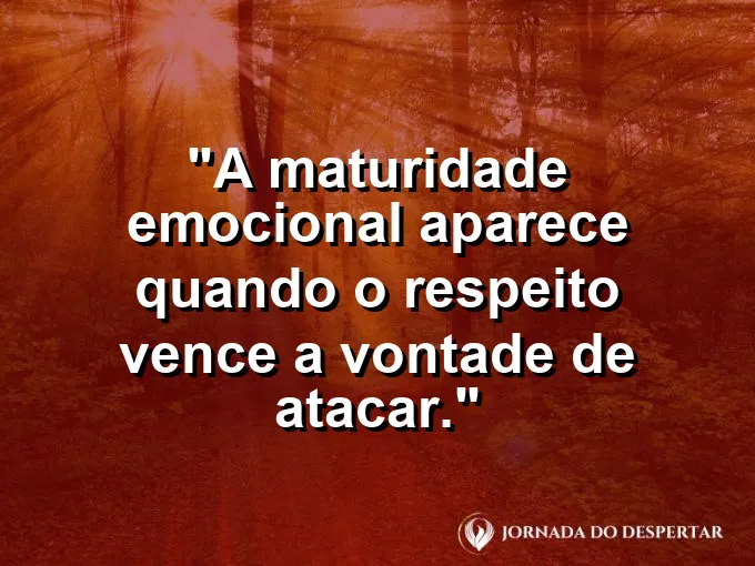 Imagem com frase sobre respeitar mesmo em conflitos profissionais.