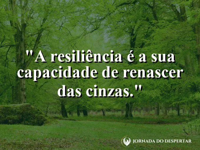 Fênix estilizada renascendo de brasas ardentes.
