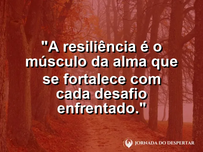 Corda forte sendo puxada com frase sobre resiliência e alma.