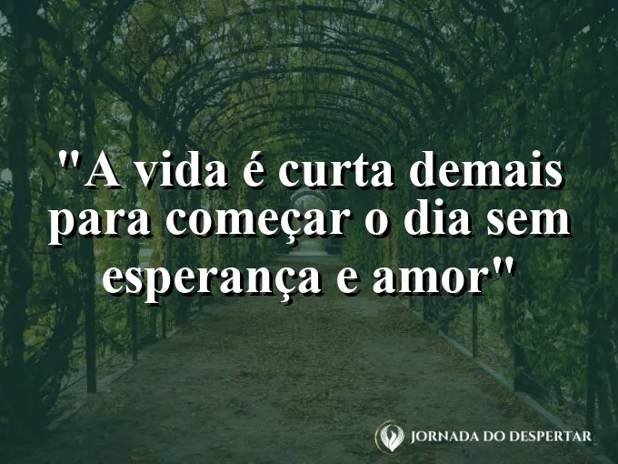 bom-dia-vida-curta-comecar-dia-sem-esperanca-amor