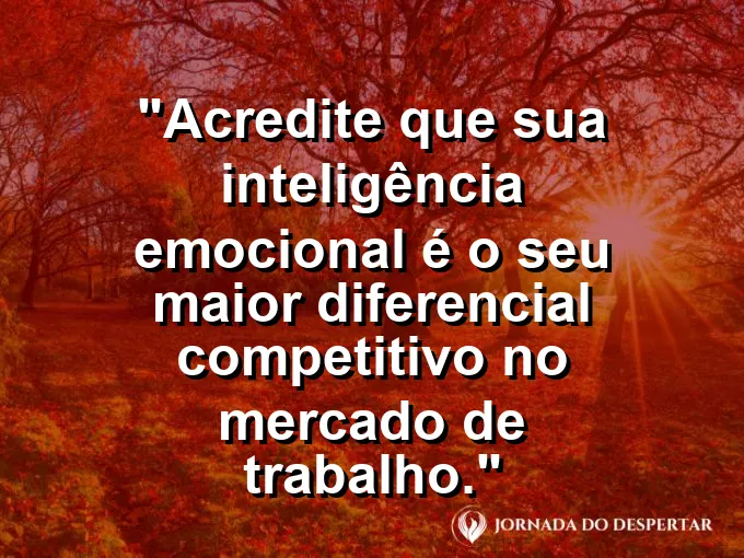 Mão humana e luz digital se fundindo em um abraço com frase sobre diferencial competitivo emocional.