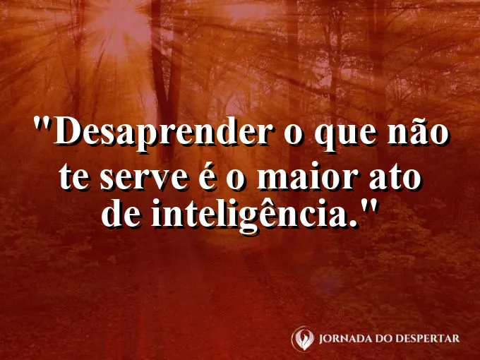 Mãos soltando sementes ao vento com texto sobre desaprendizado.