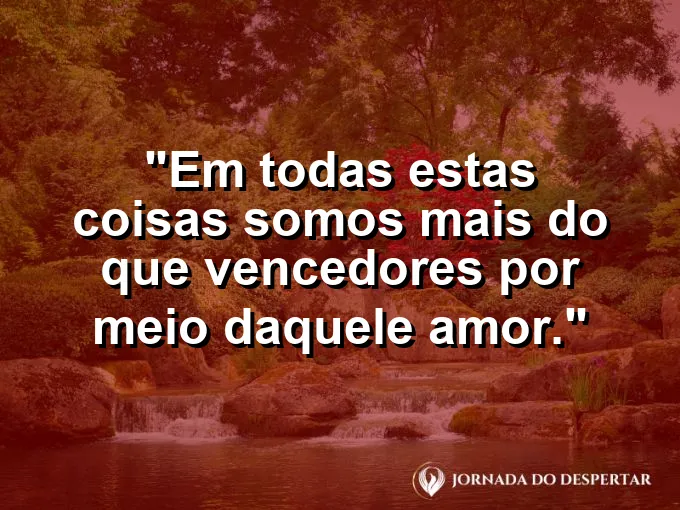 Coroa de louros sobre uma Bíblia aberta com frase de triunfo e vitória total cristã.