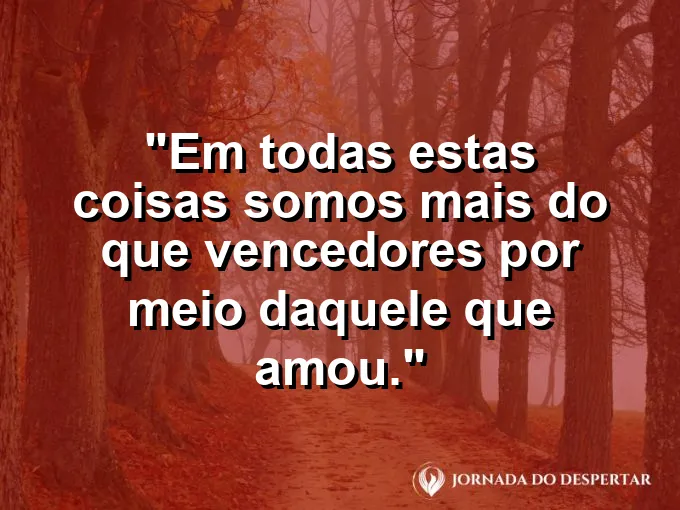 Coroa de louros sobre uma Bíblia aberta com frase de triunfo e vitória total.