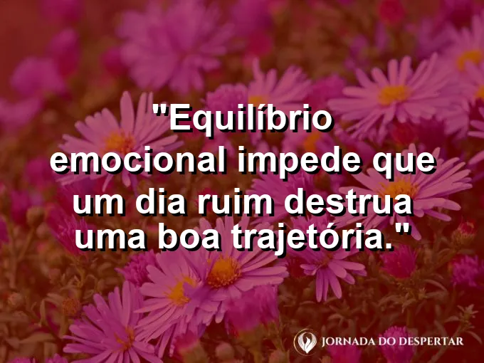 Imagem com frase sobre não deixar um dia ruim arruinar tudo.