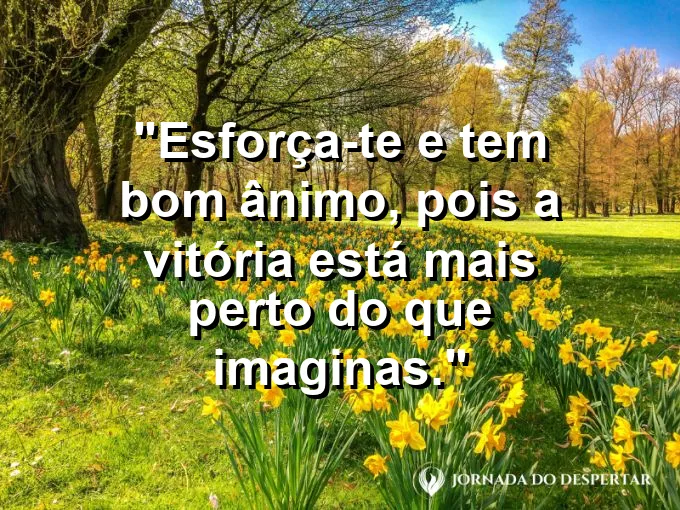Corredor ofegante vendo a linha de chegada com frase de incentivo e força.
