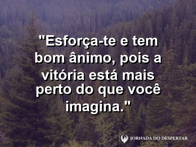 Corredor ofegante vendo a linha de chegada com frase de incentivo e força no Senhor.