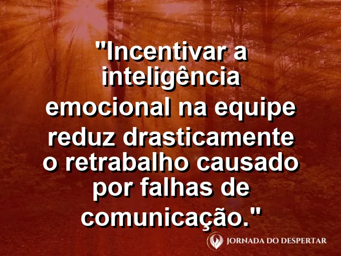 Engrenagem lubrificada por gotas de luz com frase sobre redução de retrabalho e emoções.