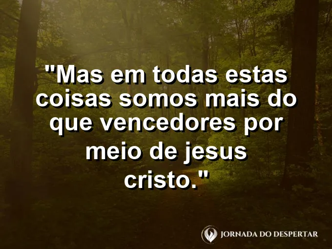 Atleta com os braços erguidos em sinal de vitória com frase sobre ser mais que vencedor.