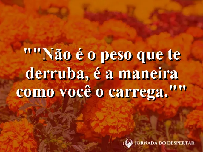 Alguém carregando uma mochila pesada mas com postura ereta.
