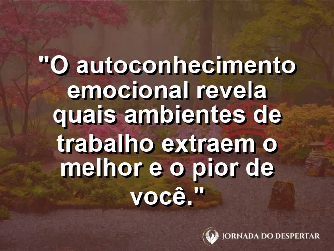 Pessoa escolhendo entre diferentes portas de cores variadas com frase sobre autoconhecimento e ambiente.