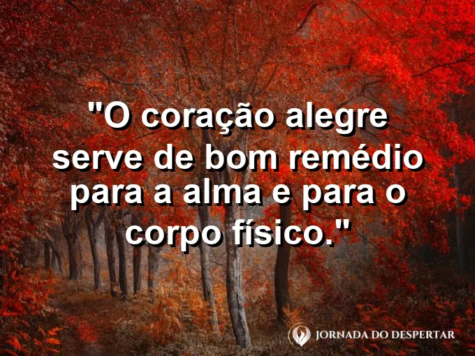 Pessoa sorrindo livremente em um parque ensolarado com frase de motivação e alegria no Senhor.