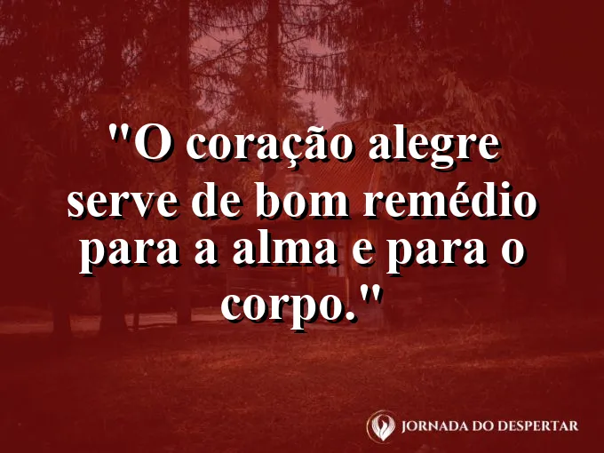 Pessoa sorrindo livremente em um parque ensolarado com frase de motivação e alegria.