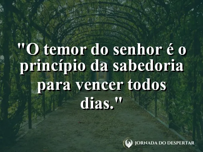 Livro antigo sob luz de vela com frase sobre sabedoria e temor ao Senhor.