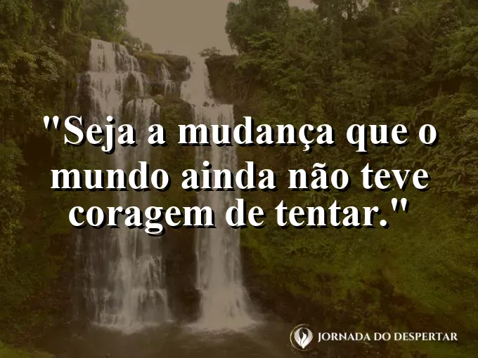 Uma bússola apontando para uma direção totalmente desconhecida.