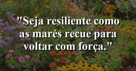 Seja resiliente como as marés: recue para voltar com força.