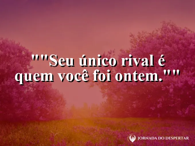 Pessoa correndo e vendo sua própria sombra à frente.