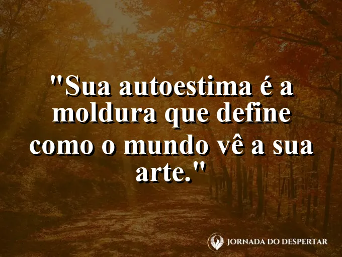 Uma moldura dourada vazia flutuando sobre uma paisagem de montanhas.