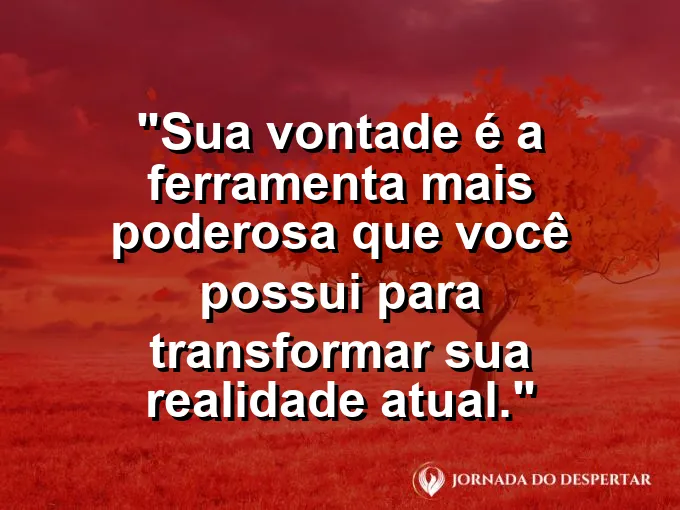 Mãos esculpindo uma estátua de mármore com frase sobre transformar a realidade.