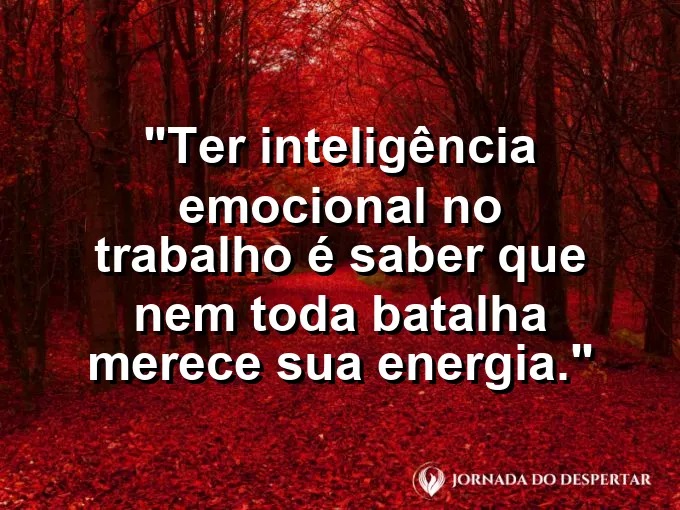 Guerreiro descansando sob uma árvore com o olhar no horizonte e frase sobre batalhas no trabalho.